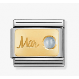 Nomination March Amethyst Composable Charm 030519/03