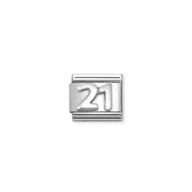 Nomination Classic Silver 21 Charm 330101/57