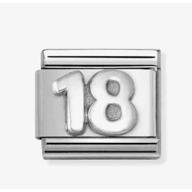 Nomination Classic Silver 18 Charm 330101/56