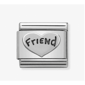 Nomination Classic Friend Heart Charm 330101/18