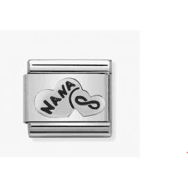 Nomination Classic Silver Nana Heart & Infinity Charm 330101/19
