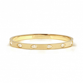 Nomination Medium Oval Cubic Zirconia Pretty Bangle 029526 020