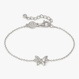 Nomination Petit Sparkle Silver Butterfly Bracelet 242300 040