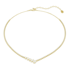 Swarovski Mesmera Mixed Cuts 18K Gold Finish Necklace 5747931