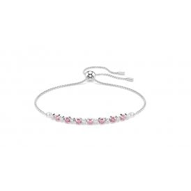 Swarovski Matrix Round Cut Pink Bracelet 5763042