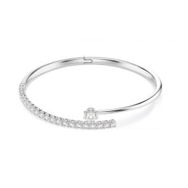 Swarovski Matrix Round Cut White Bangle 5753571