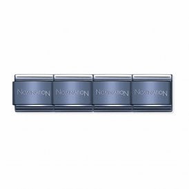 Nomination Composable Blue PVD Plated Single Link 530301/SI/016