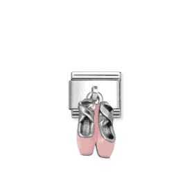Nomination Jewellery Pink Ballet Shoes Pendant Charm 331805/21