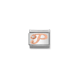 Nomination Classic Rose Gold Letter P Charm 430310/16