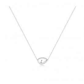 Ania Haie Silver Organic Dome Pebble Necklace N076-01H