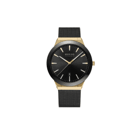 Bering Ceramic Gold & Black Men's Watch 11440-132