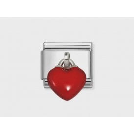 Nomination Composable Red Heart Dropper Link Charm 331821/03