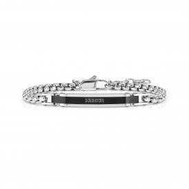 Nomination Virtus Code S/S & Black Diamonds Bracelet 133105/007