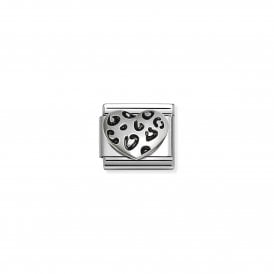 Nomination Composable Leopard Print Heart Link Charm 330204/48