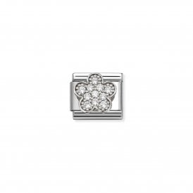 Nomination Composable Sparkling Flower Link Charm 330322/31