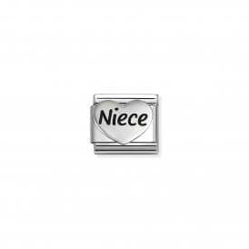 Nomination Composable Niece Heart Link Charm 330114/26