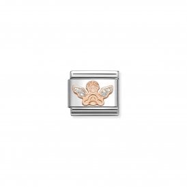 Nomination Composable Rose Glitter Angel Link Charm 430205/30