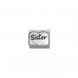 Nomination Composable Sister Heart Link Charm 330114/20