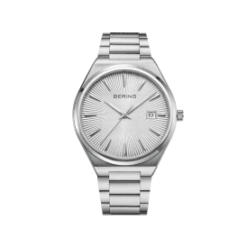 Bering Round Silver Link Watch 17640-704