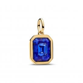 Pandora Celestial Blue Hexagon Dangle Charm 765035C01