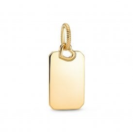 Pandora Engravable Rectangle Tag Pendant 368611C00