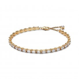 Pandora Sparkling Baguette Tennis Bracelet 565081C01