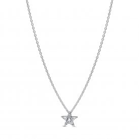 Pandora Sparkling Stella Pendant Necklace 395078C01